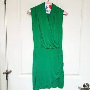 Bebe cocktail dress, green, size Xxs